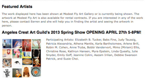 Come See My Current Group Show